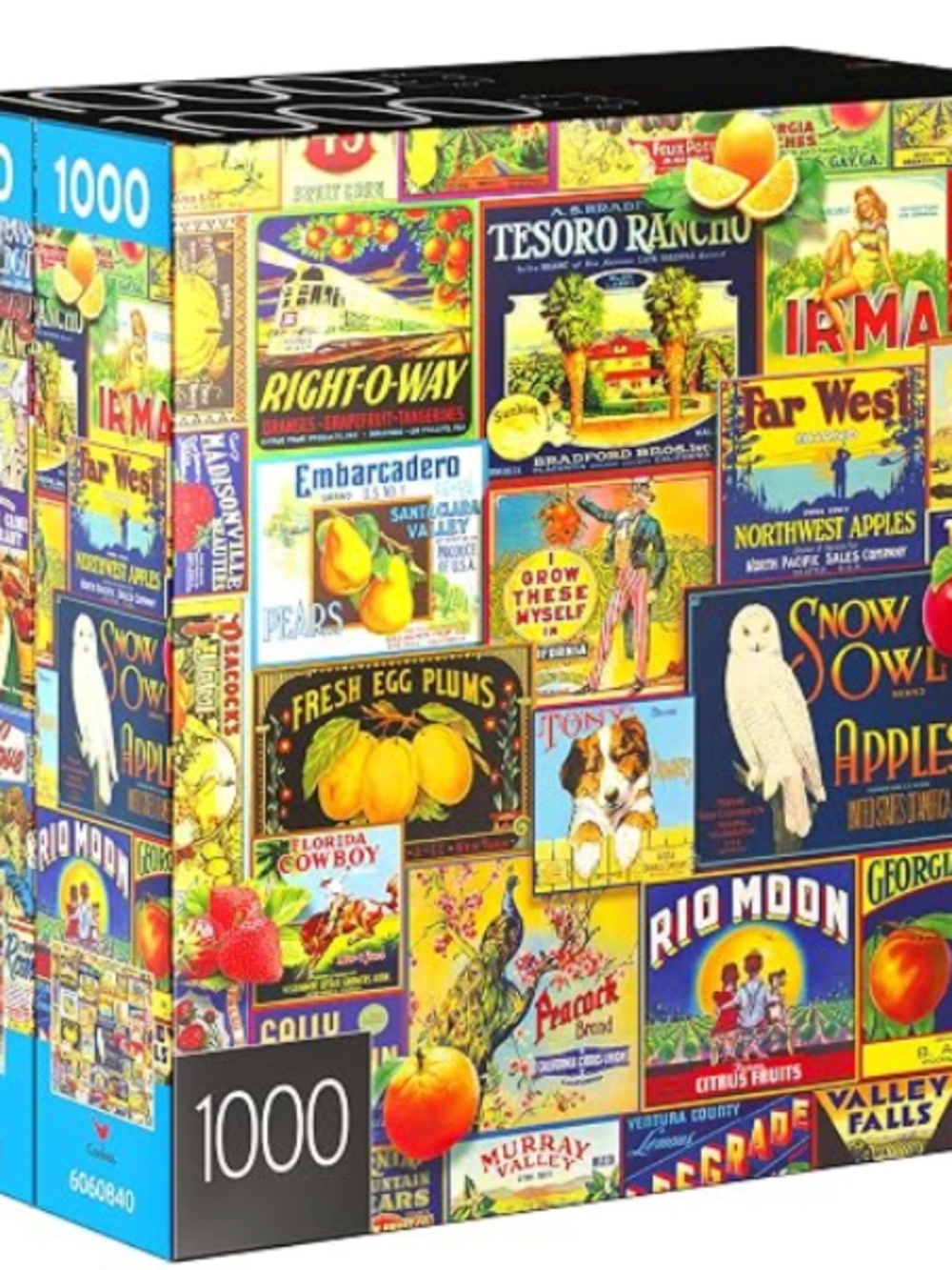 🧩 PUZZLE: Spin Master Games Fruit Labels 1000-Piece Puzzle